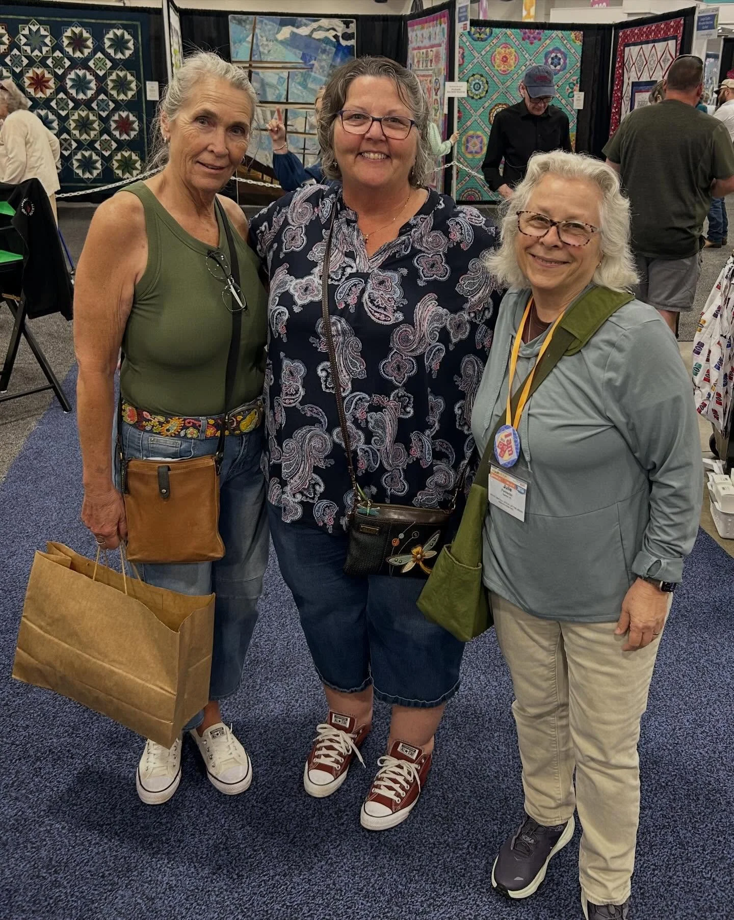 You&rsquo;re never far from home&hellip; it was great seeing Julie at the AQS Quilt Show today! Hope you learn a lot and have a great time Julie!
Marty and I had a blast!