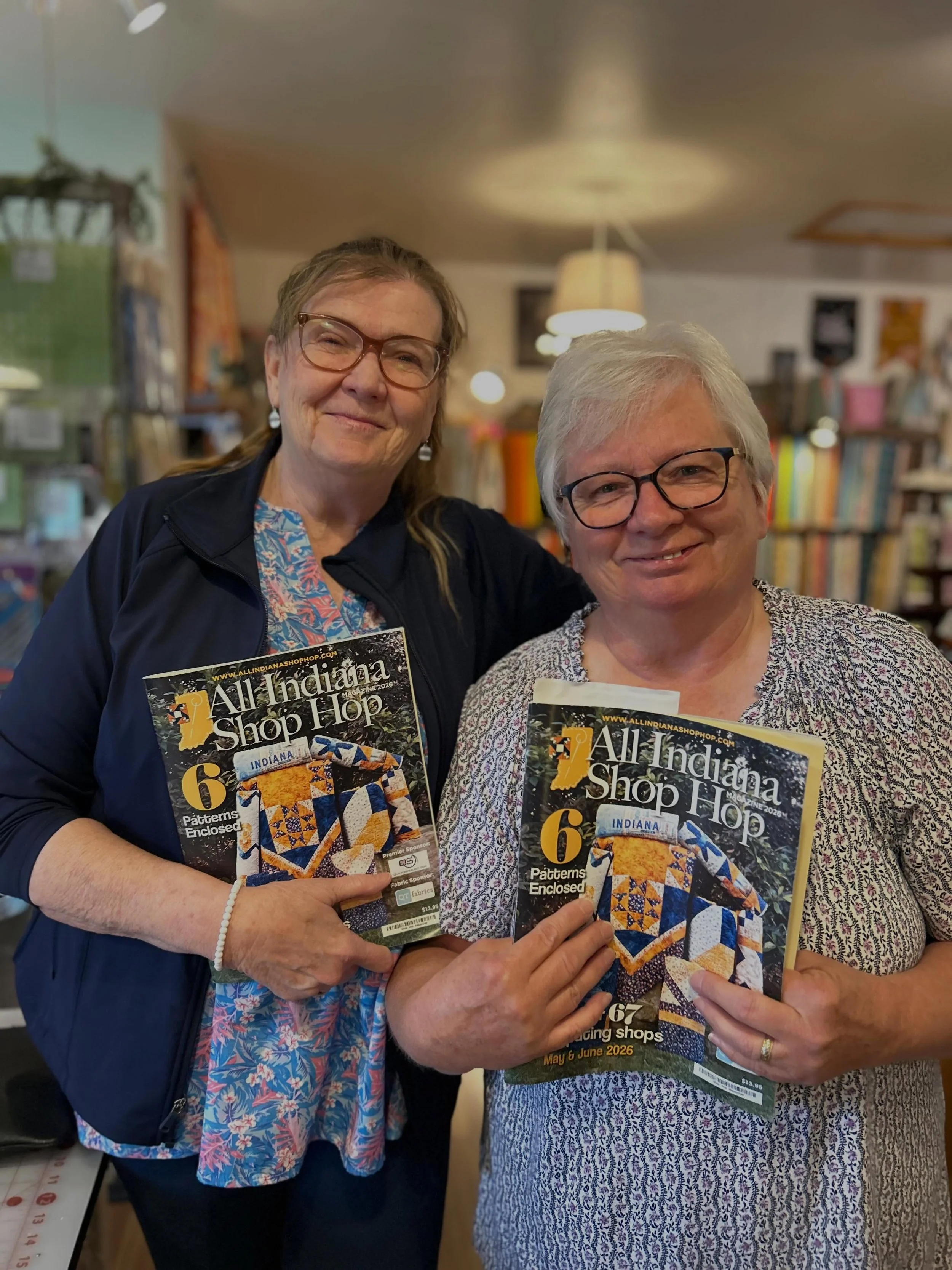 They began their &ldquo;hopping&rdquo; journey with Unraveled and &ldquo;hopped&rdquo; back to show us they traveled to all the Indiana shops! Way to go Terry and Christina!!

#allIndianashophop #unraveledquiltstore