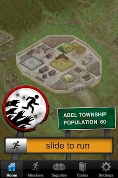 A teen runs chased by zombies, funded by Kickstarter..