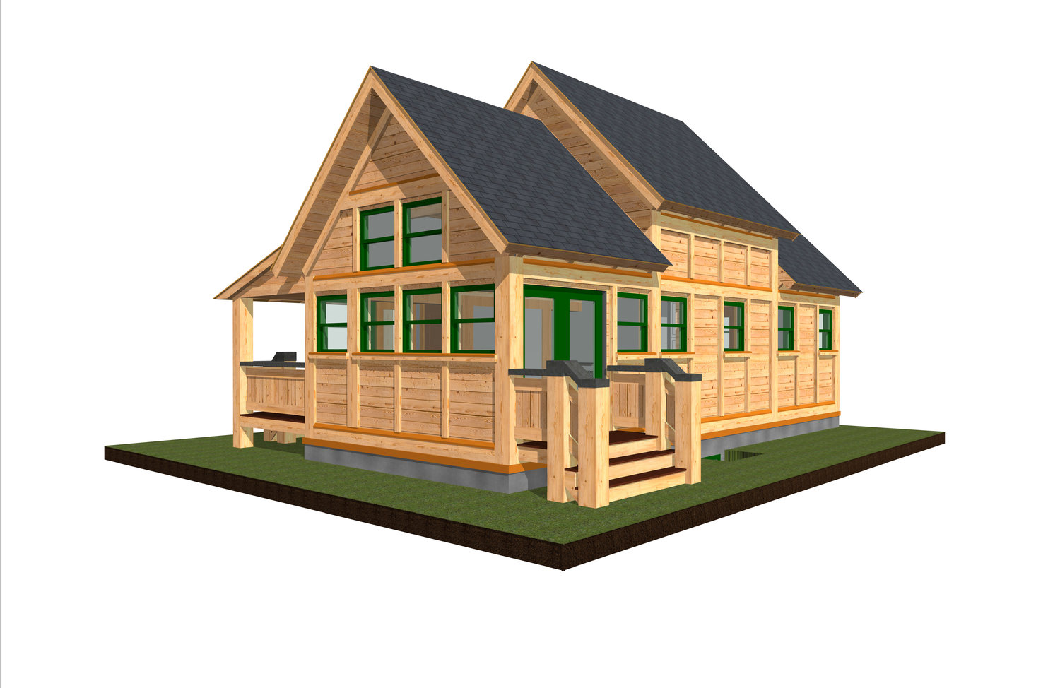 Tiny Timber One single story one bedroom one bathroom