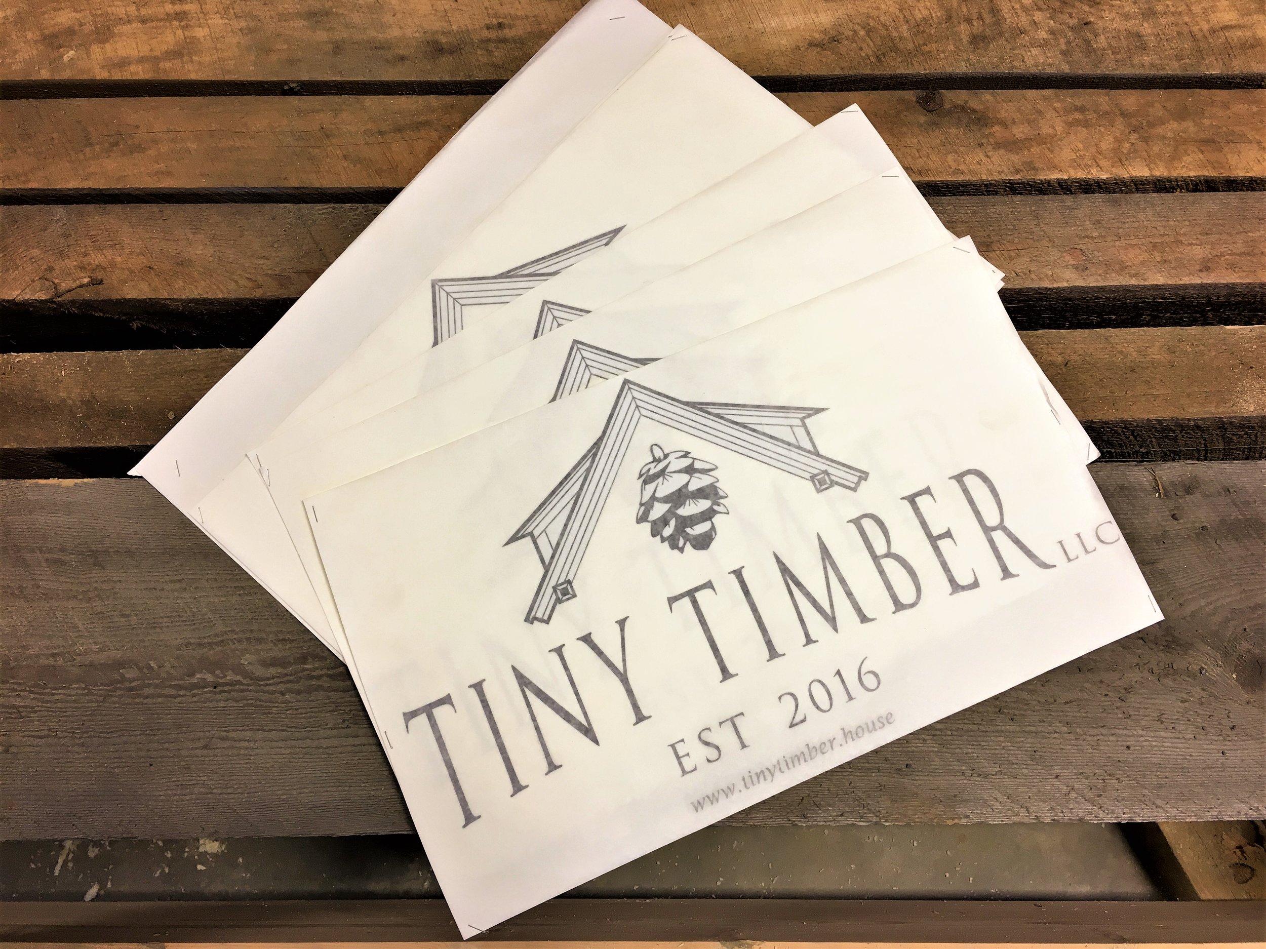 Tiny Timber truck decals