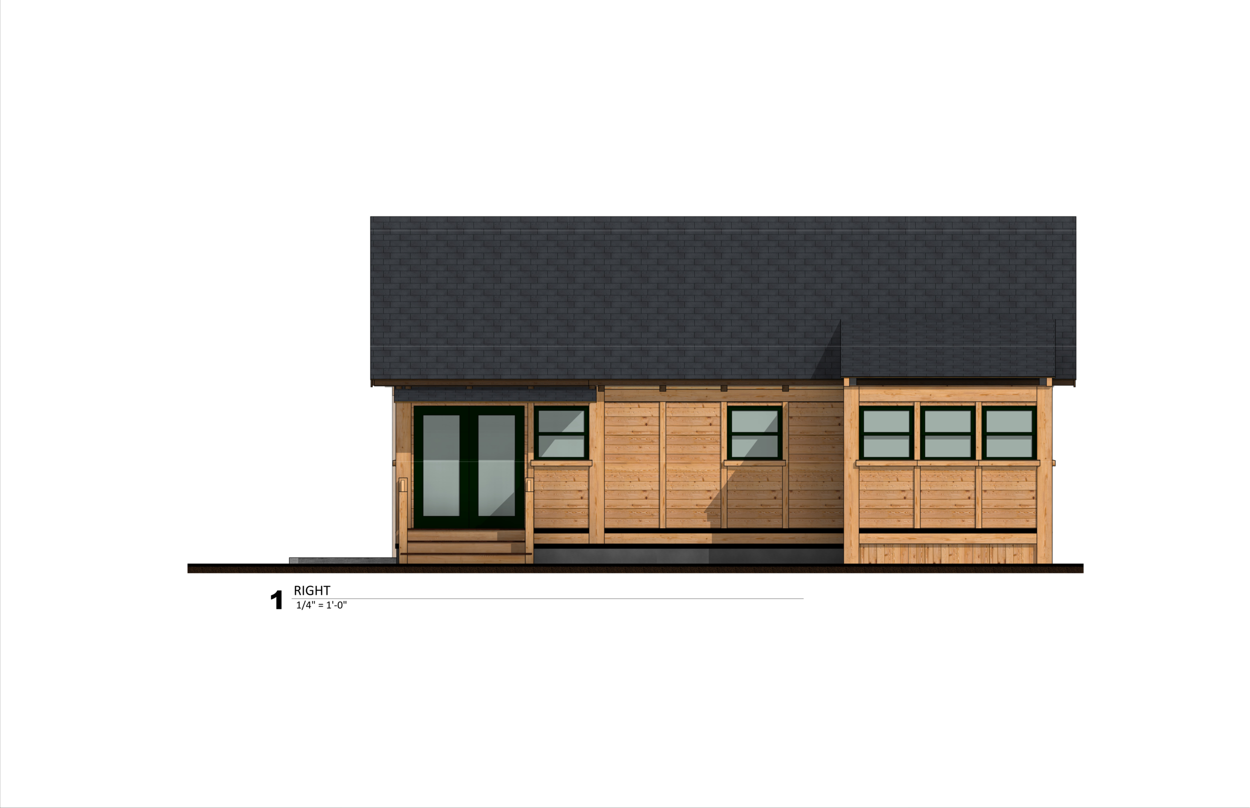 Back elevation