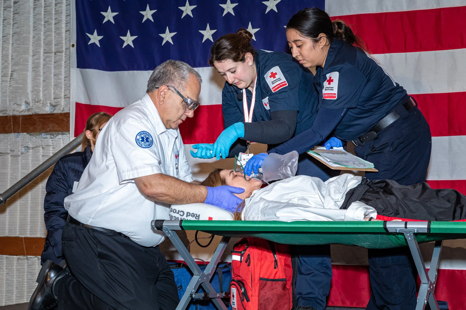 Red Cross First Aid Stations