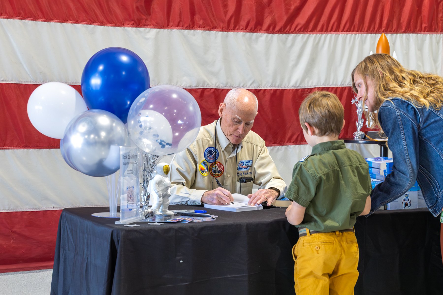 Lift Off! Shake Hands with an Astronaut!