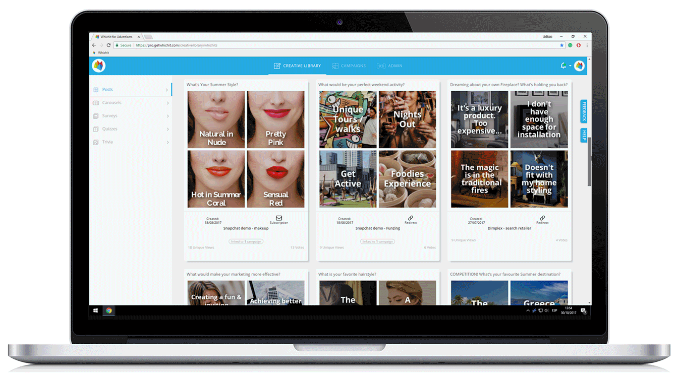 Pull your audience with beautiful Interactive Ads, created in minutes and gain 5X conversion.