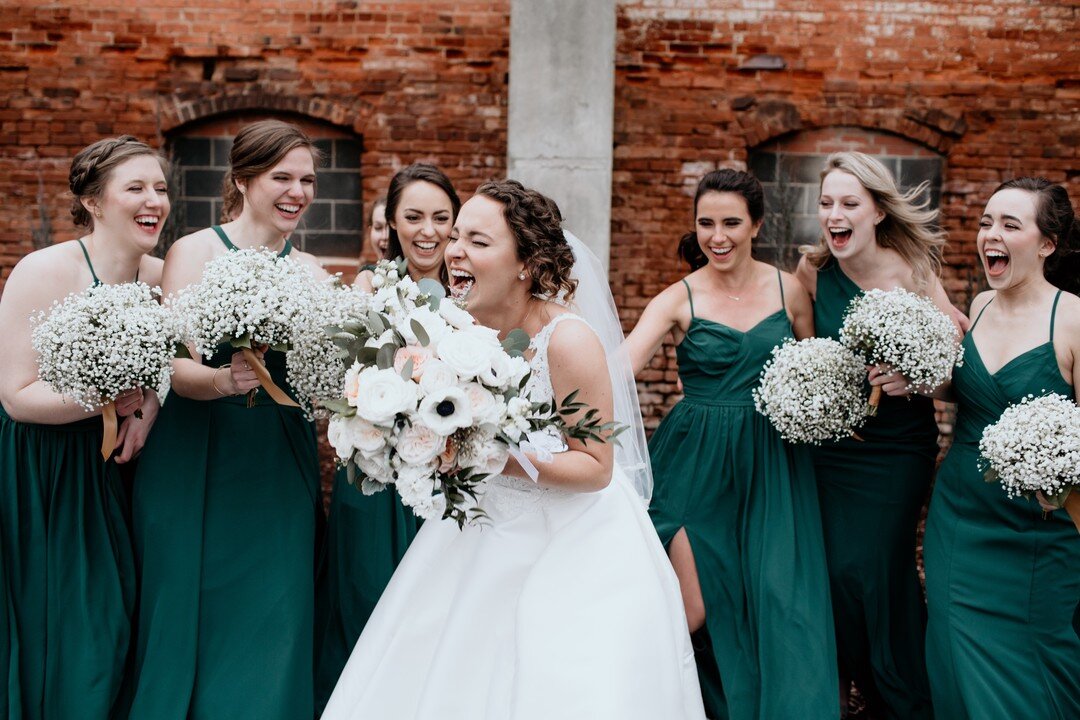 Happy St. Patrick's Day! 💚
PC: @bleststudios 
.
.
.
Venue: @thecottonroom 
Florist: @petalandoakofficial 
.
.
.
#alleventsdjs #bleststudios #petalandoak #petalandoakfloral #thecottonroom #thecottonroomwedding #durhamNC #durhamncwedding #durhamweddin