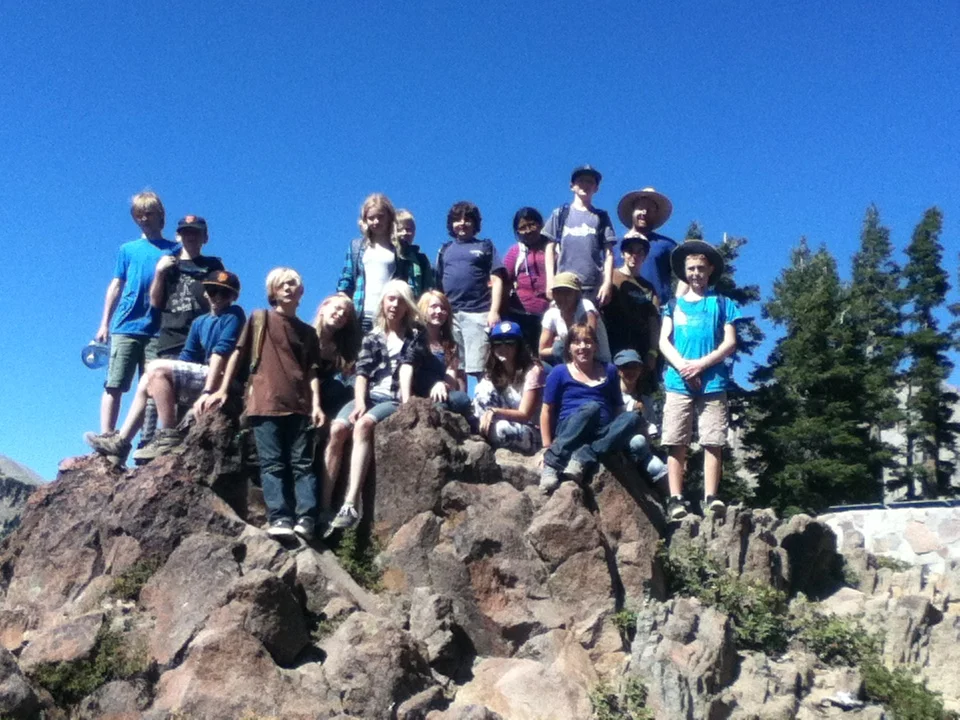 6th Graders visiting Lassen National Park