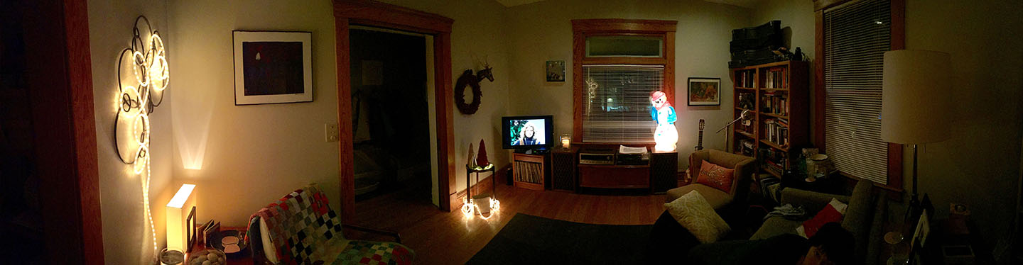 Nowhere else I’d rather be! Getting in the Christmas spirit on the Old West Side.