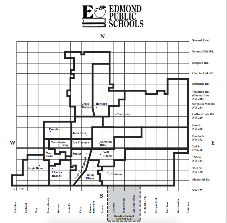 EDMOND SCHOOL BOUNDARIES CHANGE FOR THE 2016-17  SCHOOL YEAR