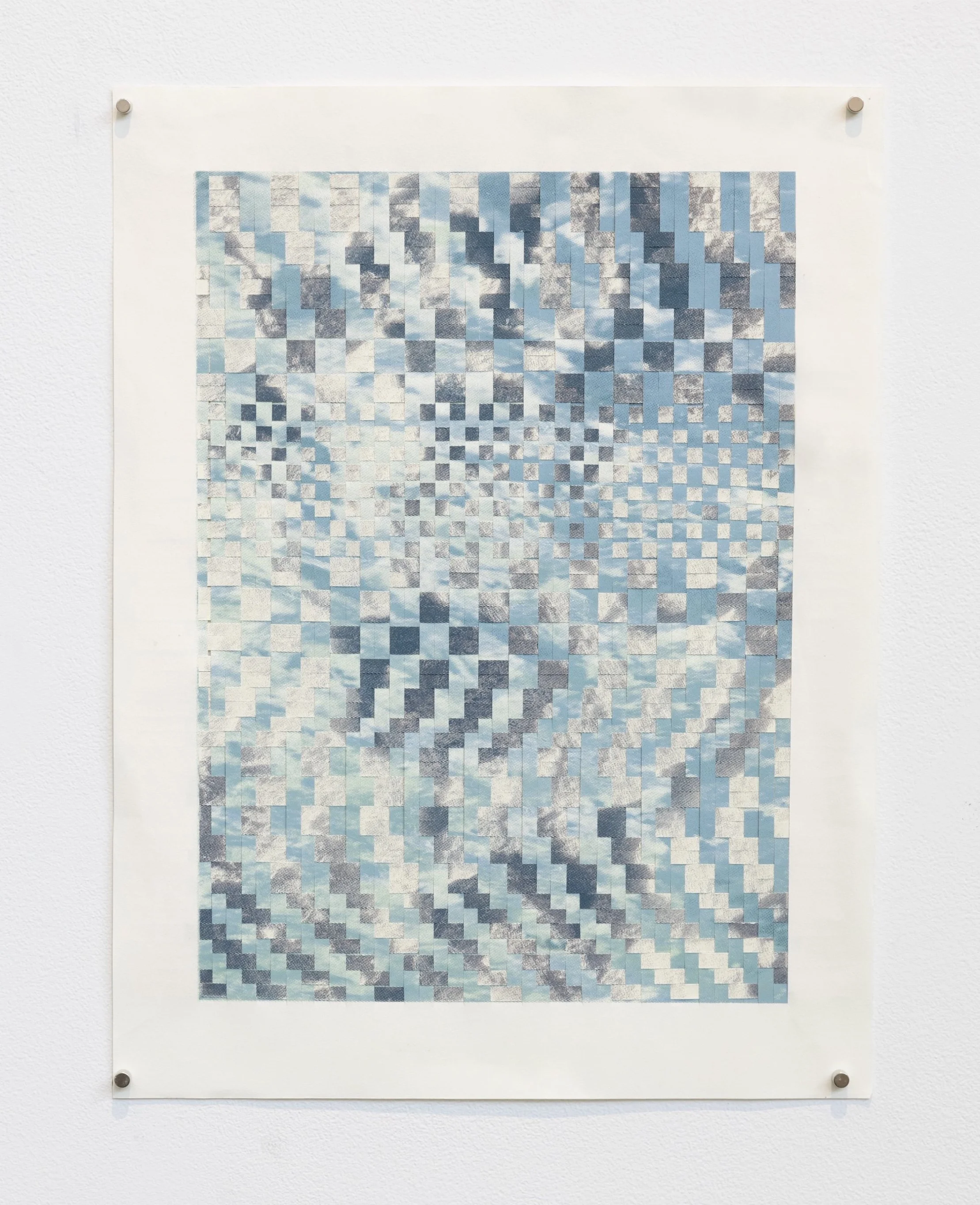 leap woven screen prints on paper 13” x 17” 2023