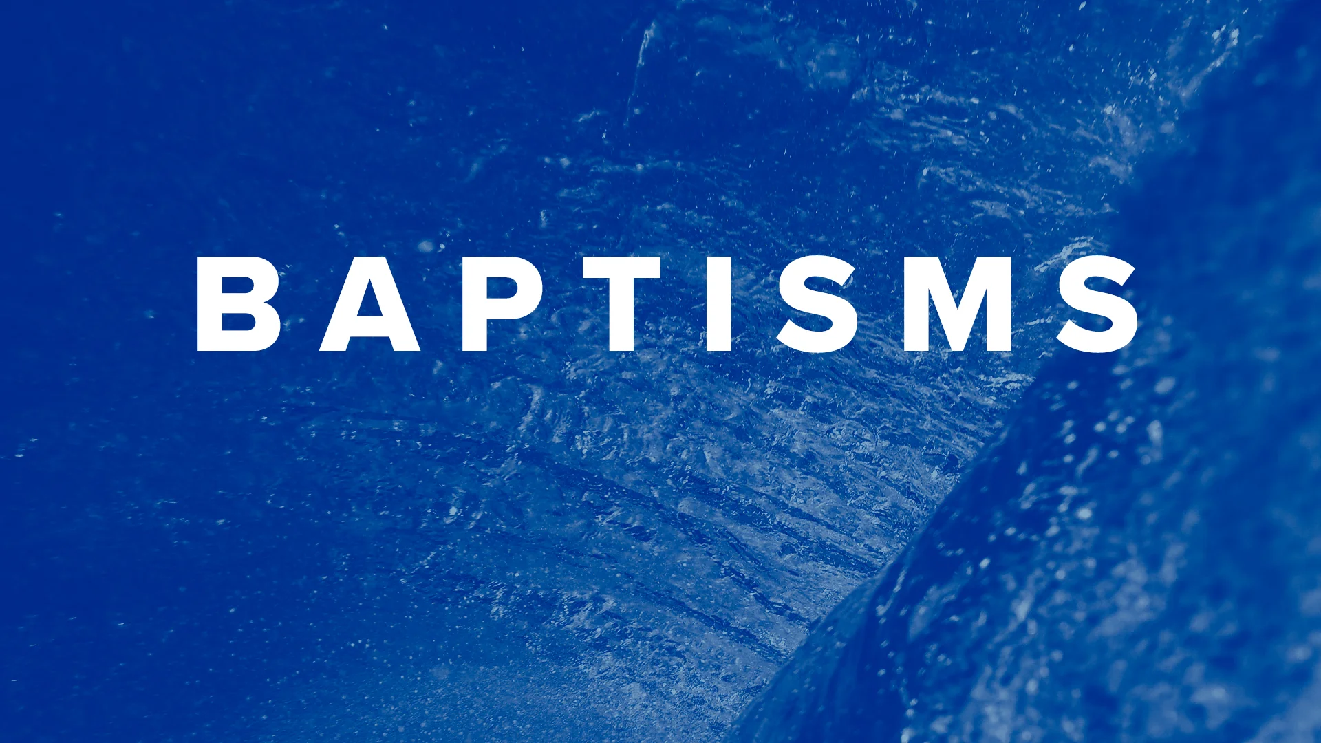Baptisms