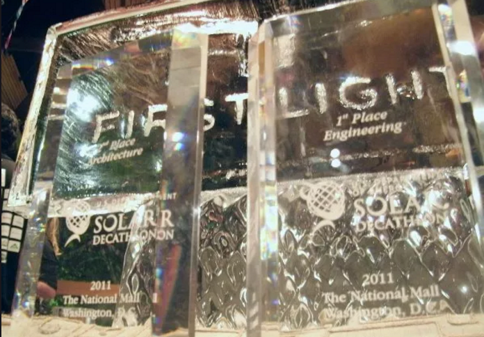 First Place in engineering, Second Place in architecture. 