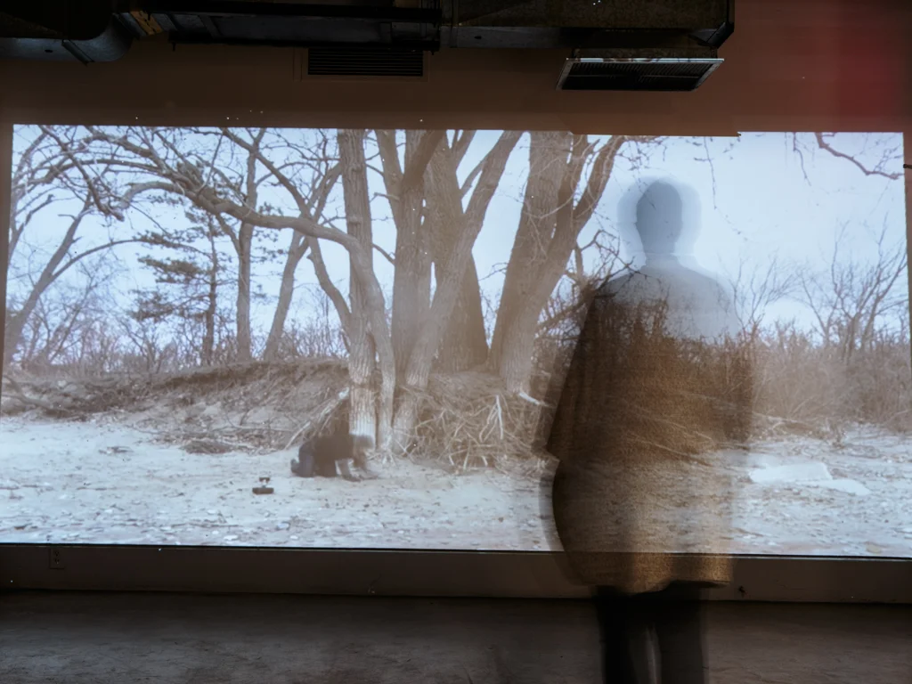  Installation view  It grasps from an environment it once formerly knew   