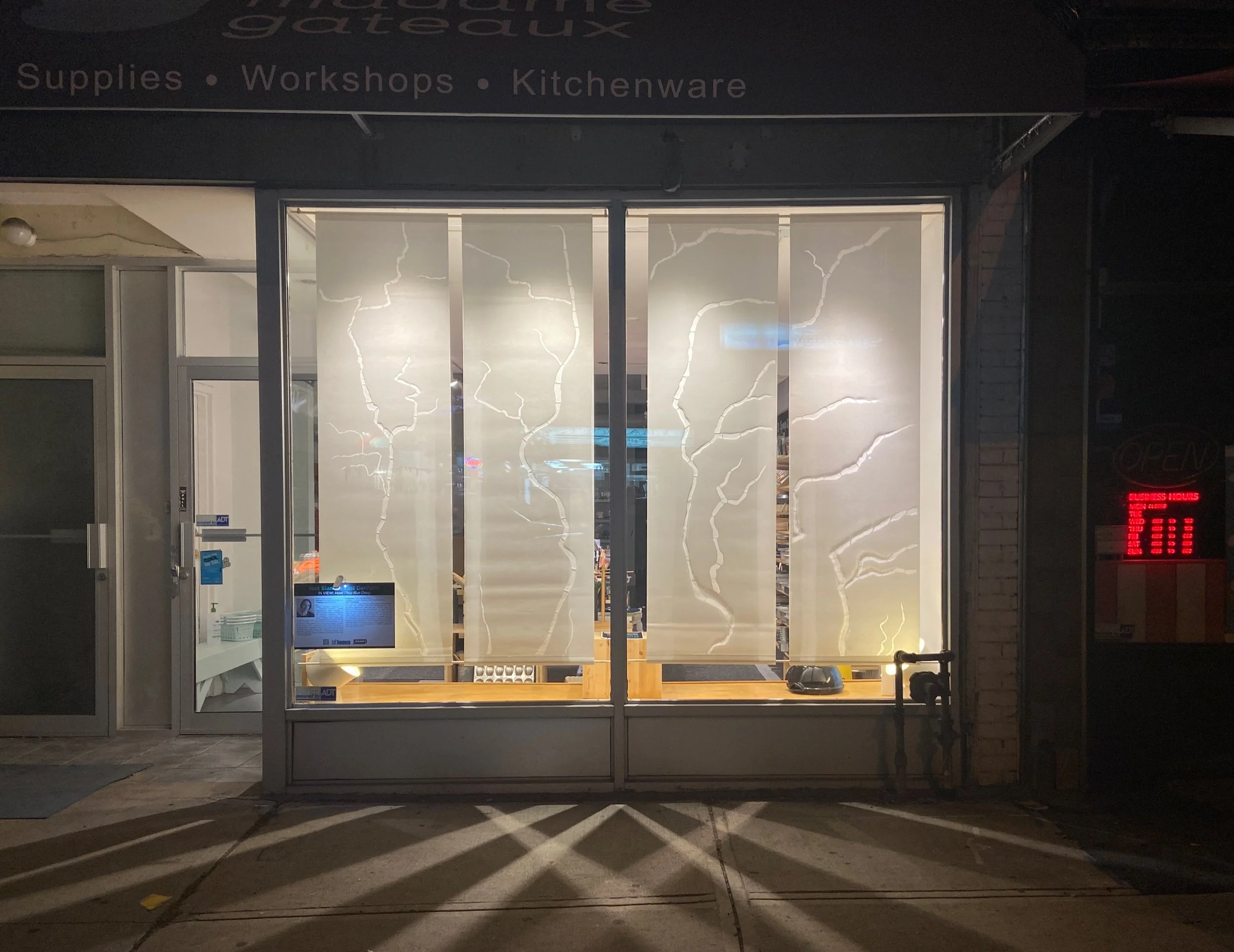   How They Run Deep  is a paper cut installation that attempts to make the invisible visible by highlighting our city’s forgotten water ways. 