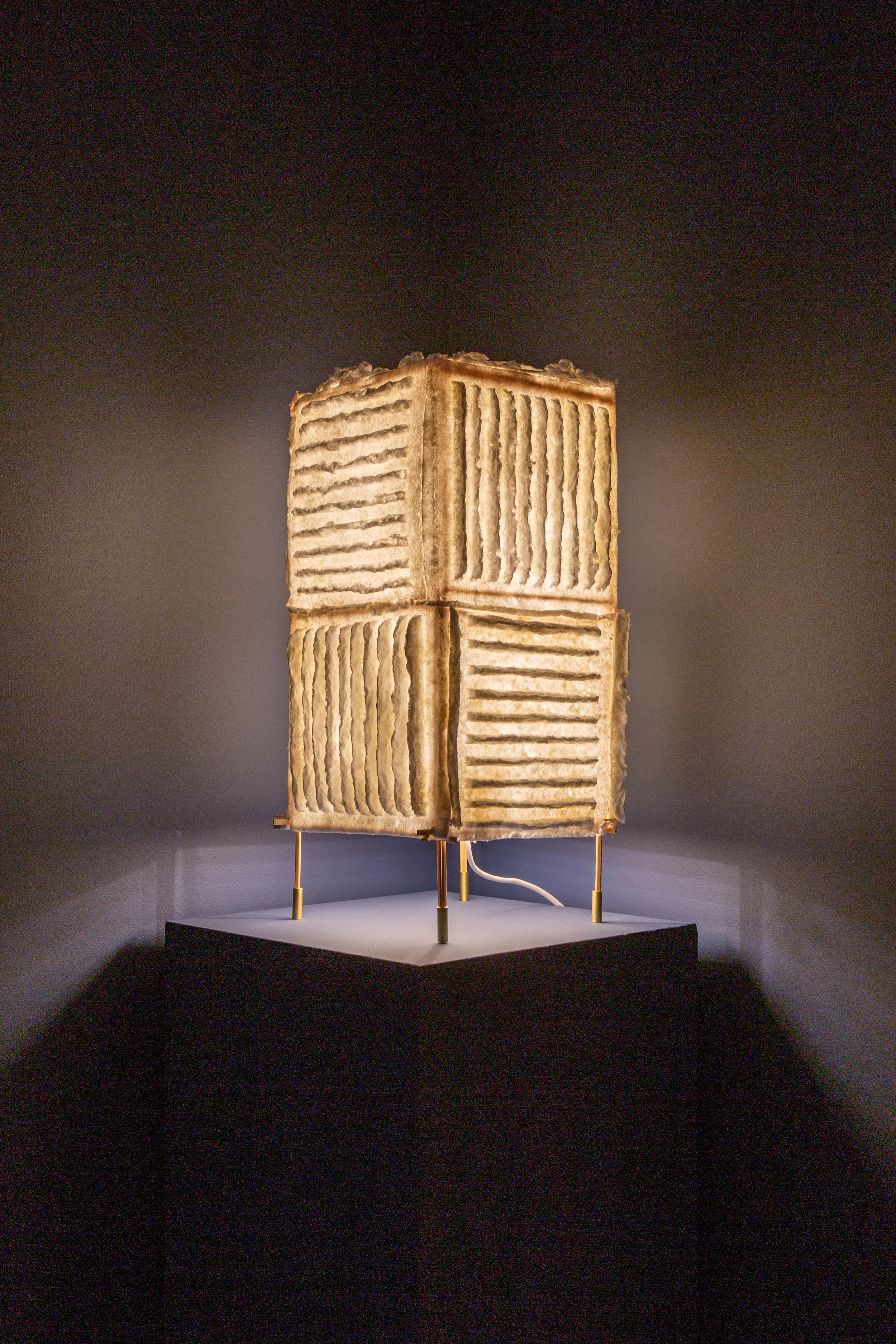 Cast Paper & Bamboo Light 