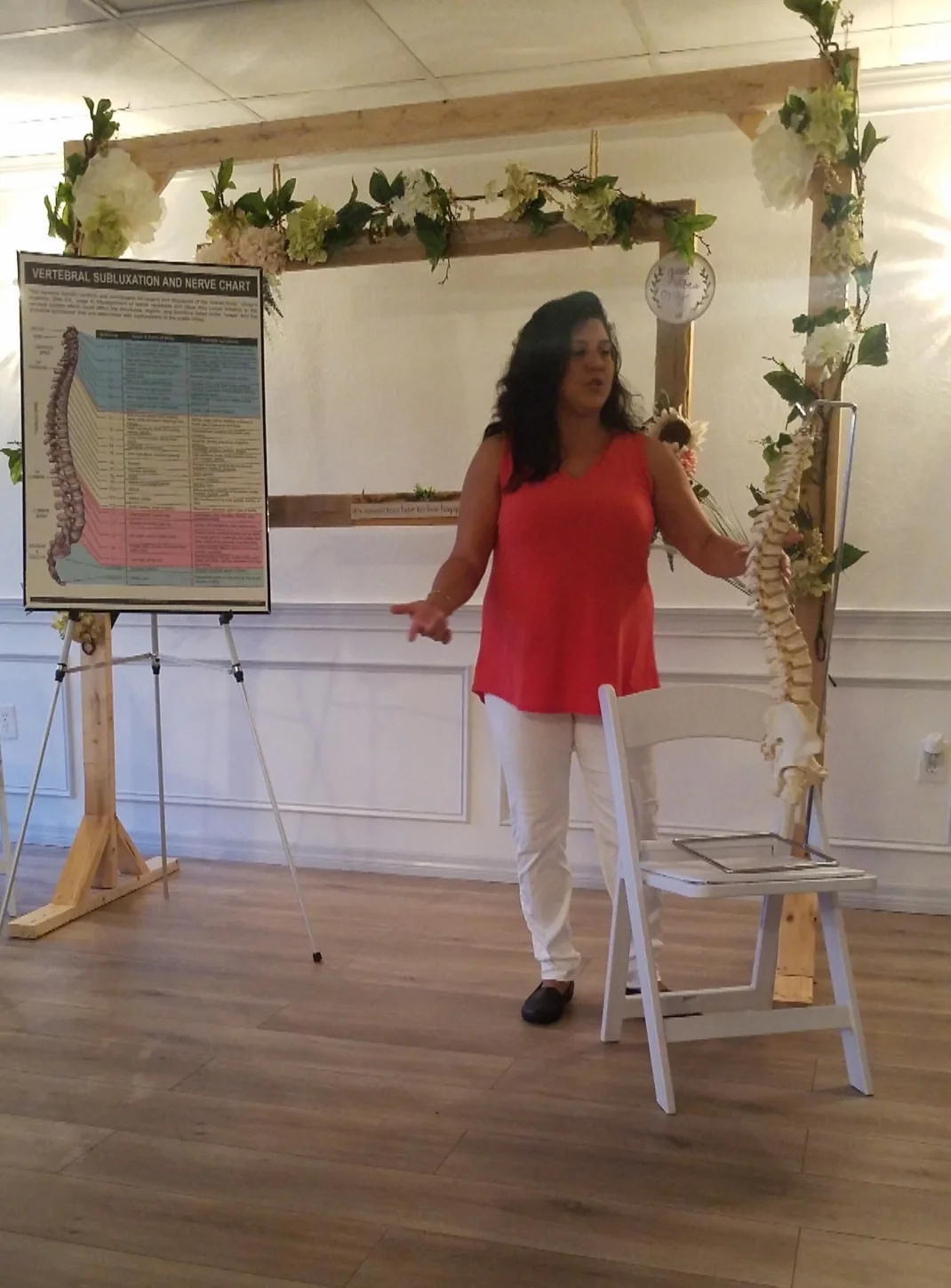 Dr. Cynthia busting chiropractic myths - while simultaneously blowing our minds.