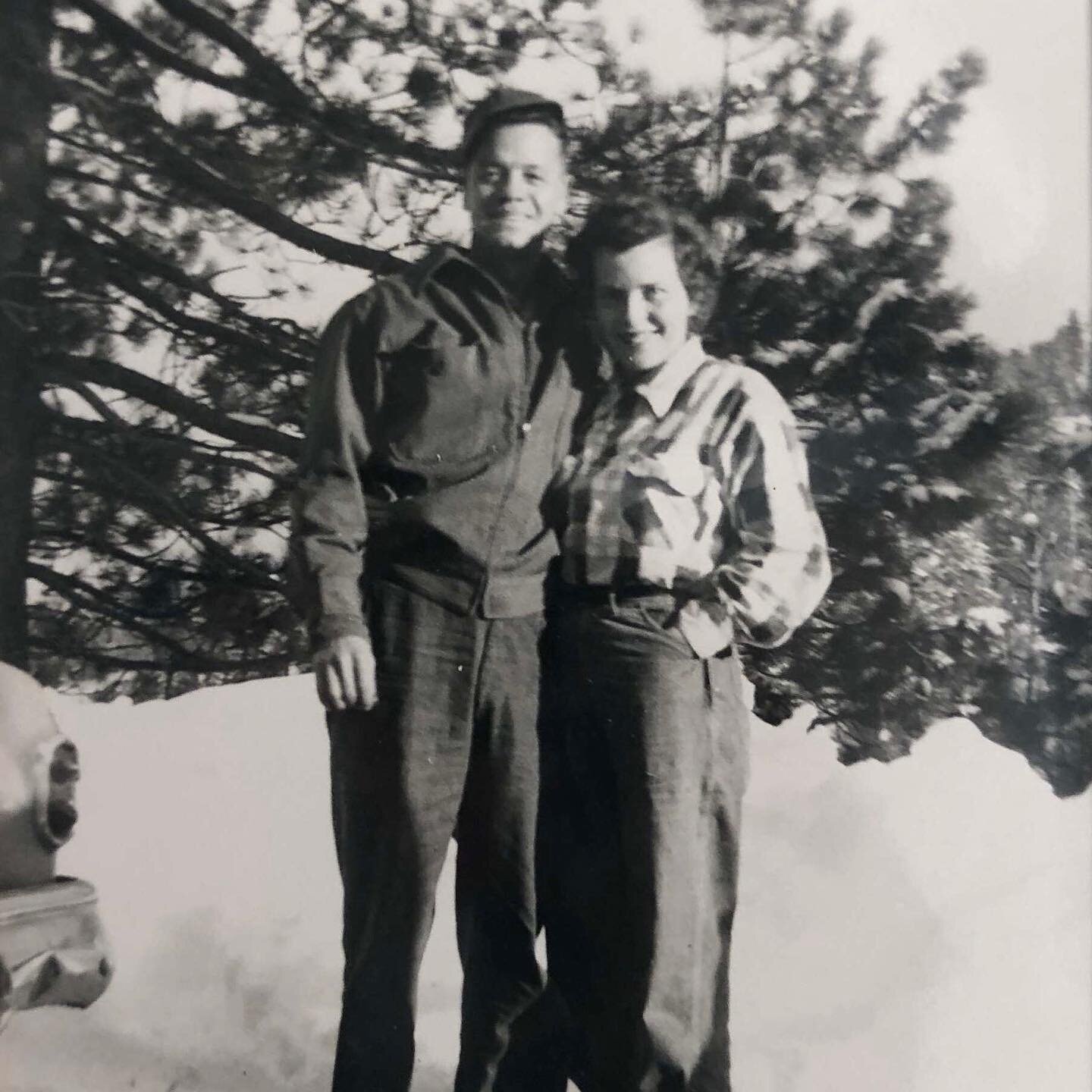Came across this photo &amp; had to share it: My nana and grandpa in Yosemite, California. Circa 1950. #love #marriage