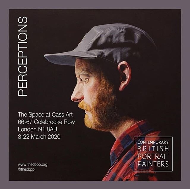 I&rsquo;m very excited to be taking part in the #CBPPperceptions show at #CassArts in Islington. .
.
The show will run from the 3rd to the 22nd of March 2020 and features the work of some of the UK&rsquo;s top portrait artists (and me). .
.
The work 