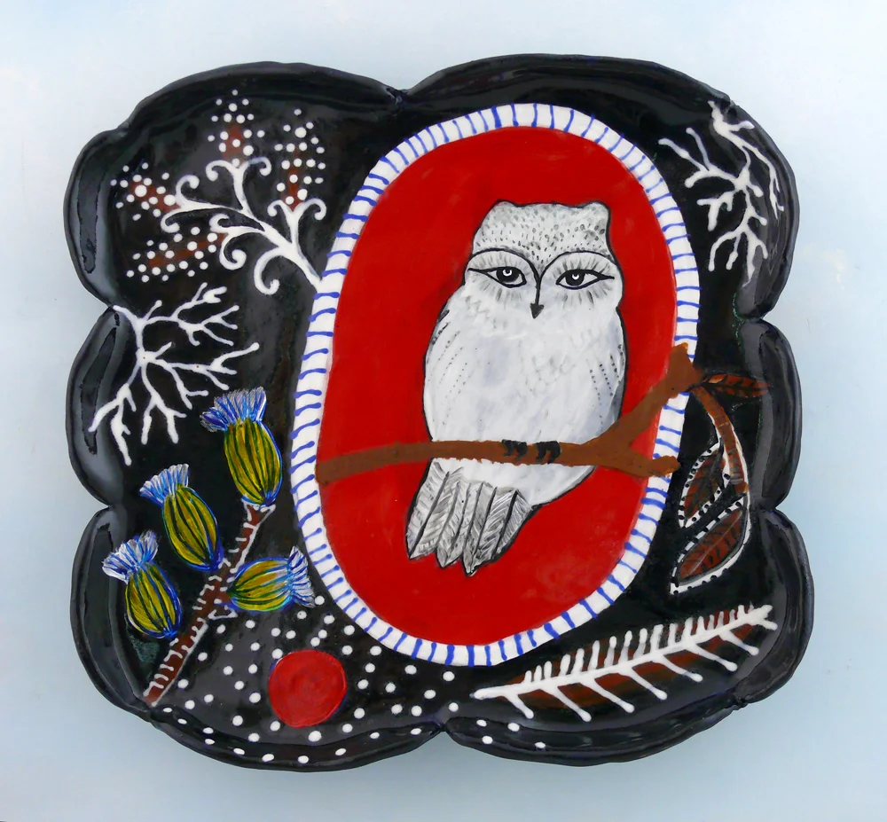 Owl and Big Red Egg