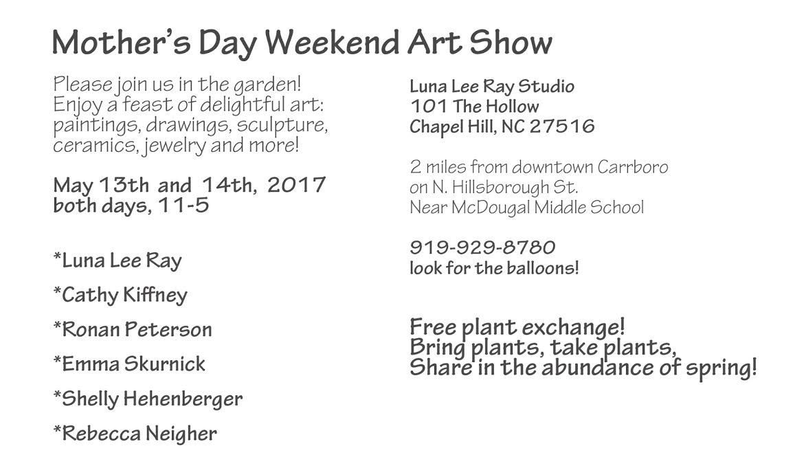 Paintings, Pottery, Jewelry, Prints, Sculpture, Cards, Plants and More!&nbsp;