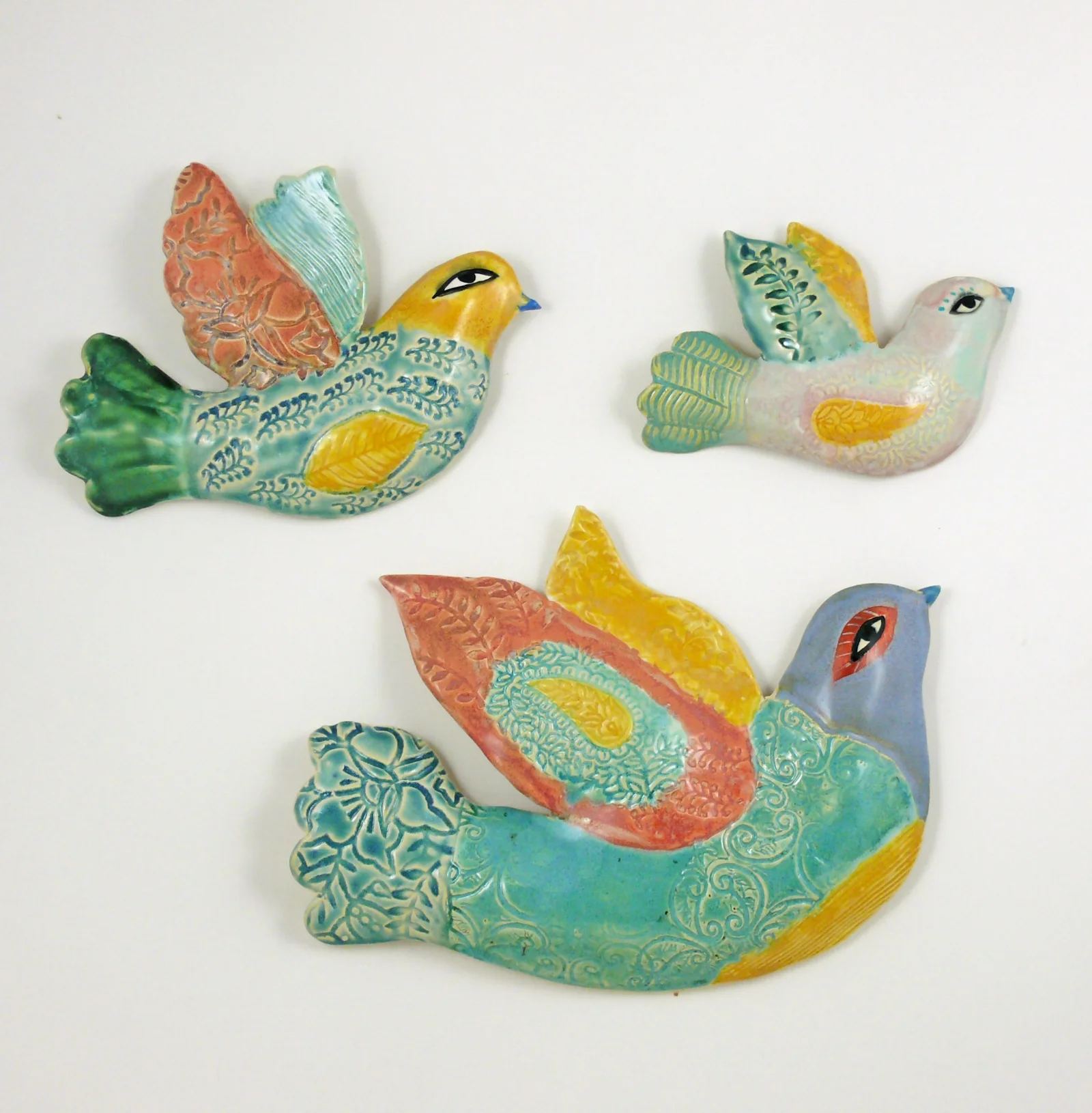 Ceramic Wall Hanging Birds