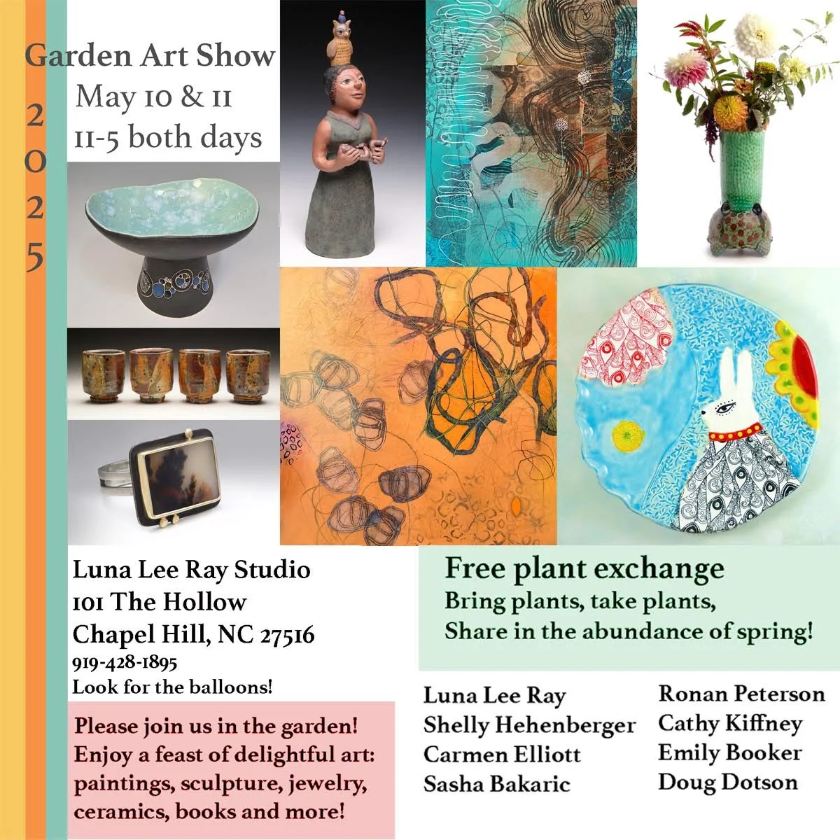 Mother’s Day Weekend Art Show, Carrboro, NC