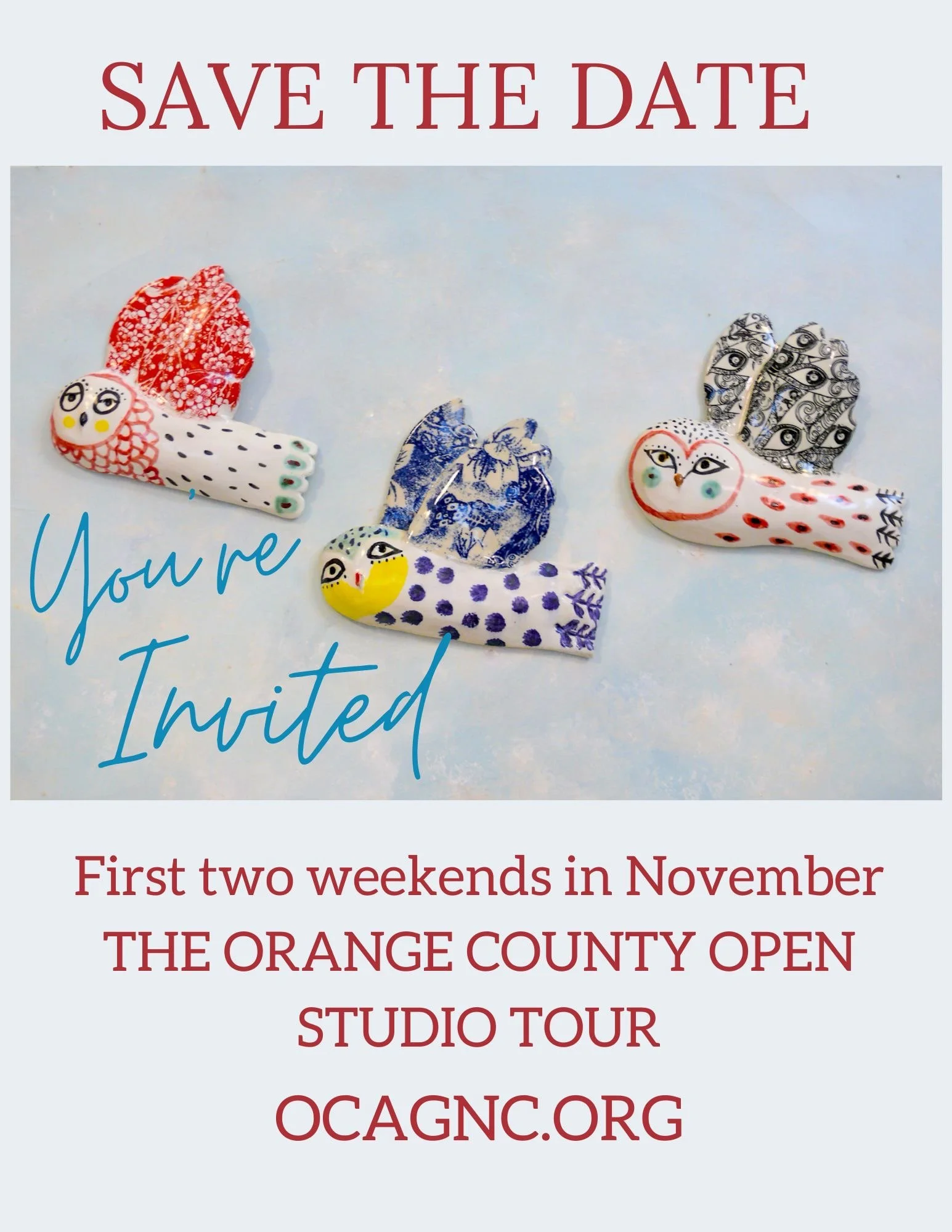 ✨ Save the Date: Open Studio Tour in November