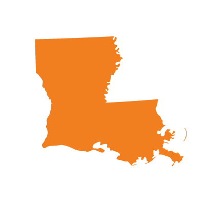 Louisiana map
