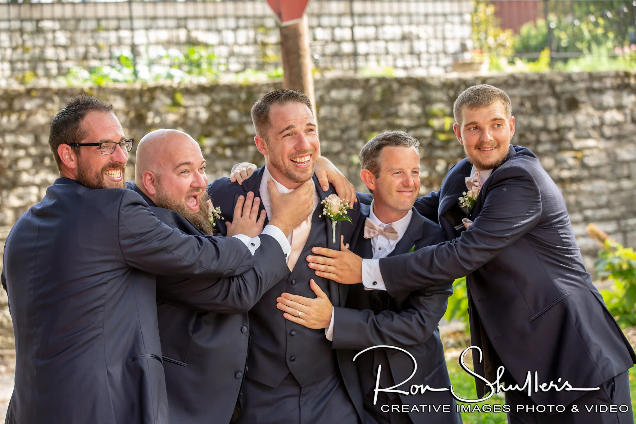 That face your husband makes when he sees you on the wedding day for the first time.