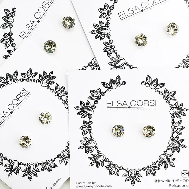 {GIVEAWAY} Enter to win 4 pairs of our famous Swarovski Crystal Stud Earrings for you and your besties! ($120 Value, includes shipping to one address within Canada and USA, Winner picked on Tuesday) 
1️⃣ LIKE this post 
2️⃣ TAG the THREE friends you'