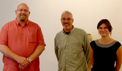 Kurt Dyrhaug (Conference Co-Chair), Greg Reuter (TASA Board Member), and Xenia Fedorchenko (Conference Co-Chair) 2008