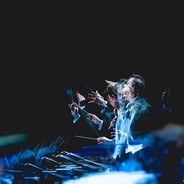 Conductor Chuhei Iwasaki during concert Prague Film Music .
.
.
#concert #show #concertphoto #symphony #silhouette #livemusicphotography #musiclife #instamusic #mywork #music #audiolove #filmmusic #forumkarlin #bestconcertphotography #nikon