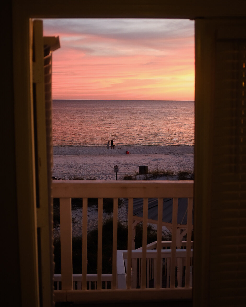 Ocean Sunset From Room