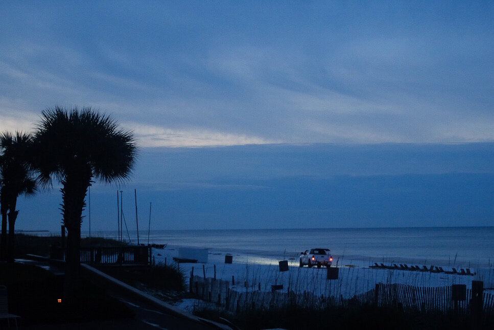 Blue Morning At The Beach