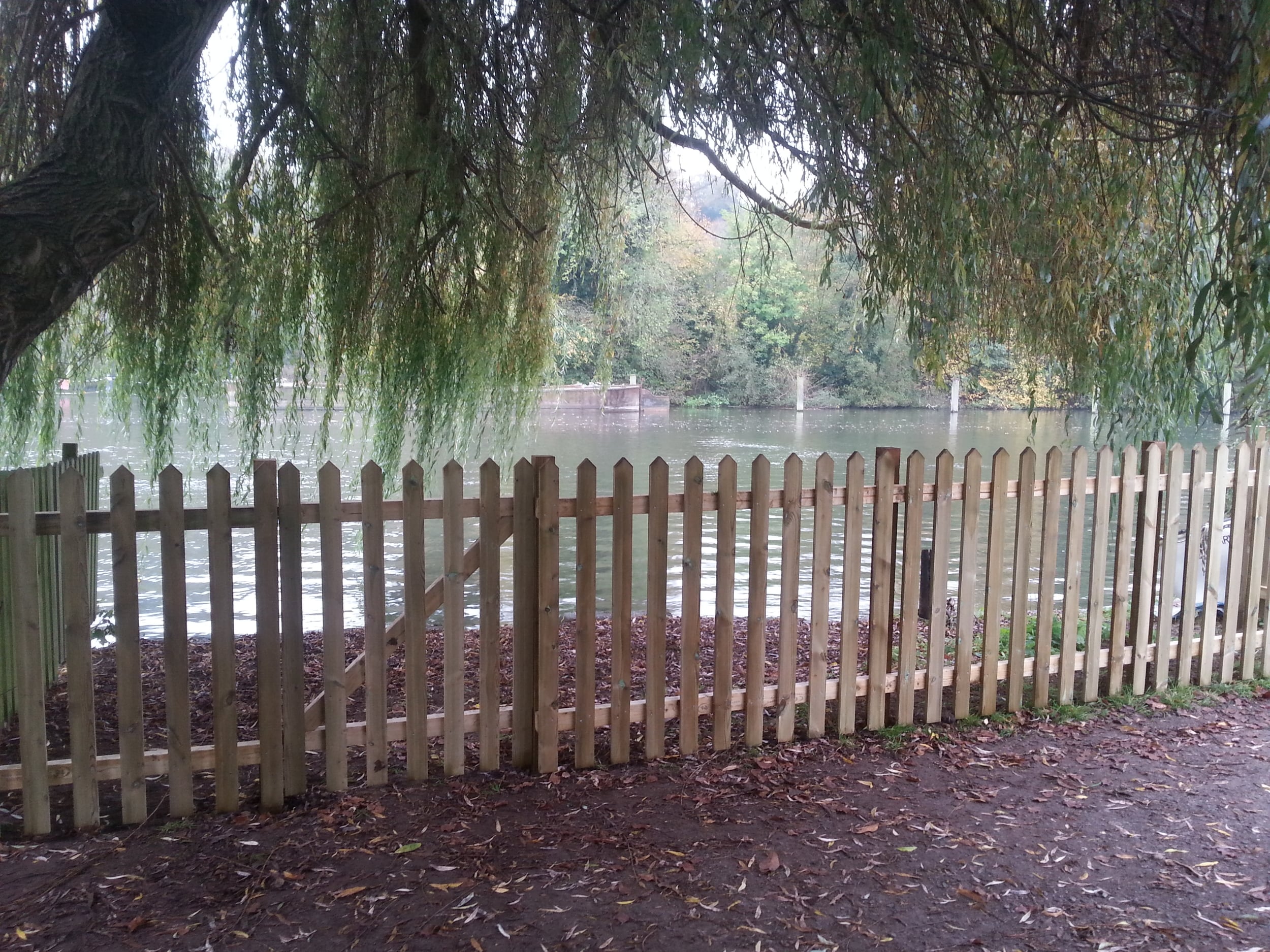 Picket Fencing, Cookham Riverside