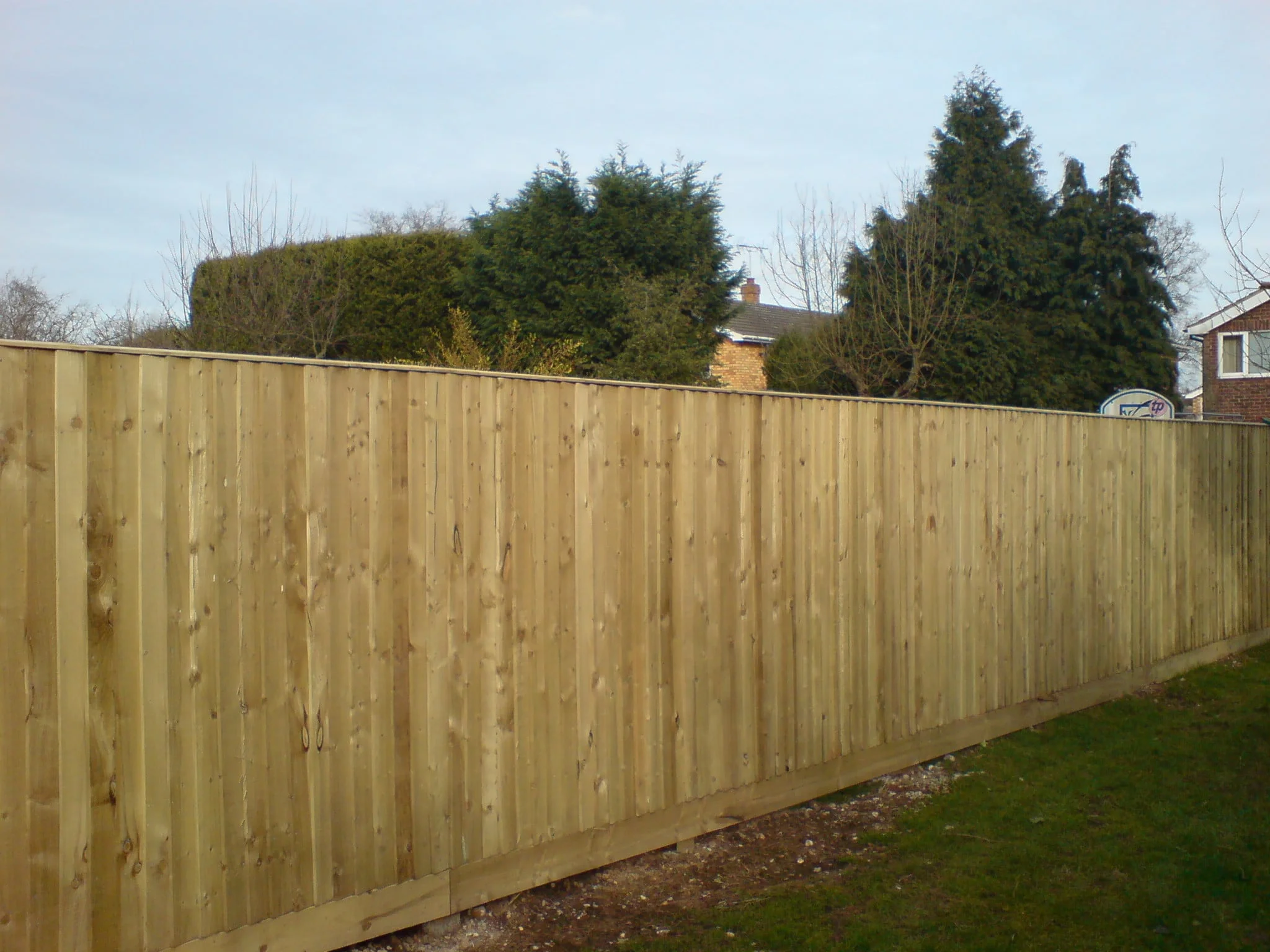 Closeboard fencing, Flackwell Heath