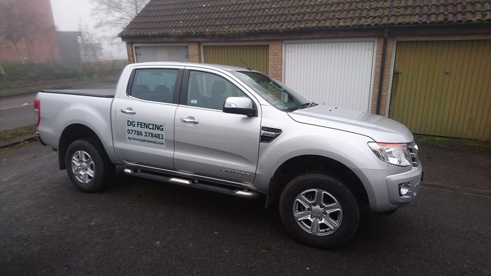 Fencing whatever the weather now we have 4 wheel drive!
