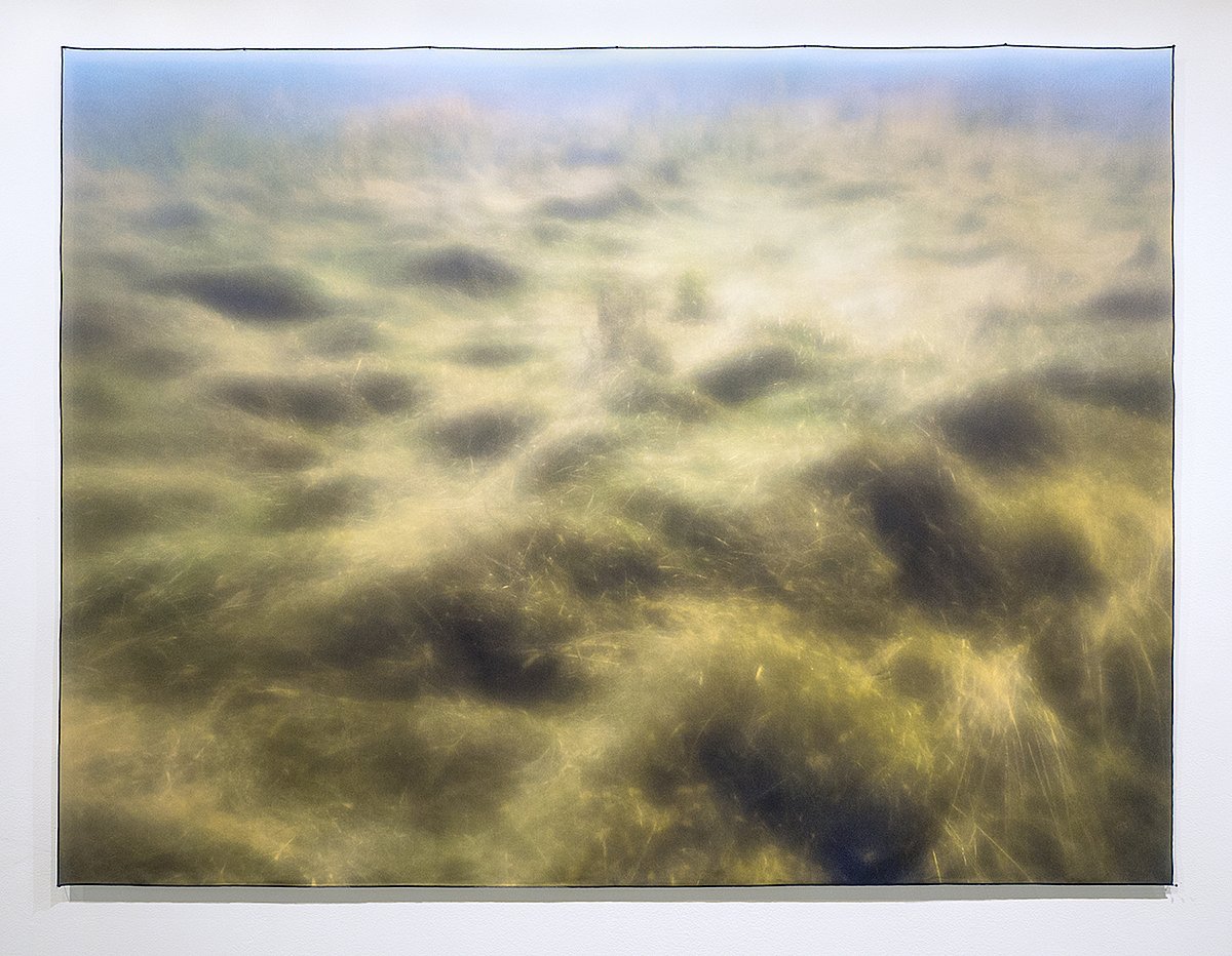 "Touch the Sky"  54 x 68 inches, sublimation print on polyethylene terephthalate fabric, 2022