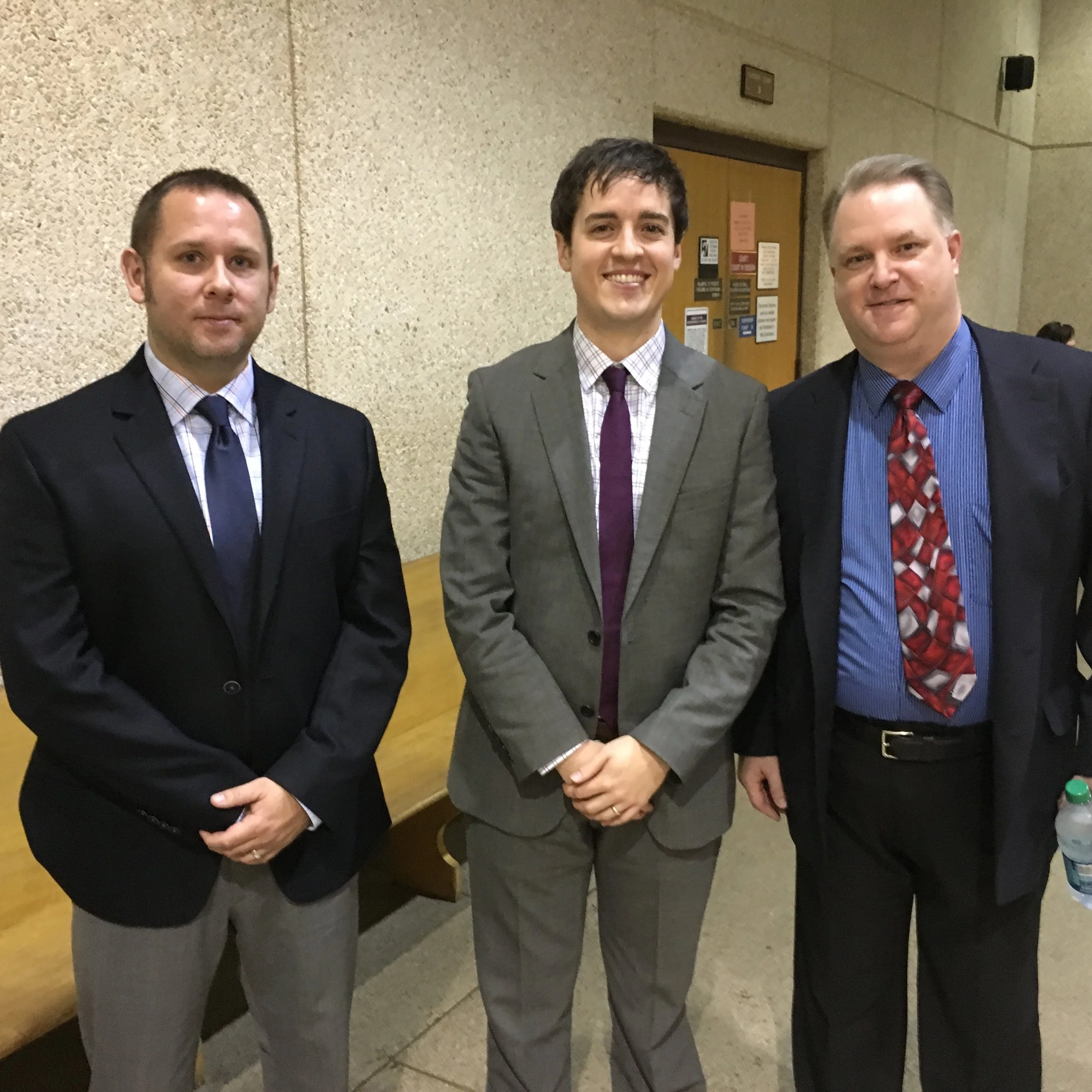 Left to right: Matthew Spencer, Nikolas Peterson, & Kirtley Clem