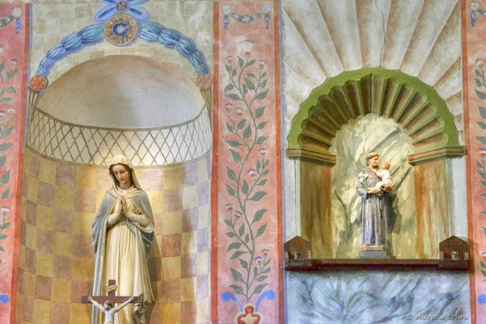 CM422: "La Purisima: Altar detail"