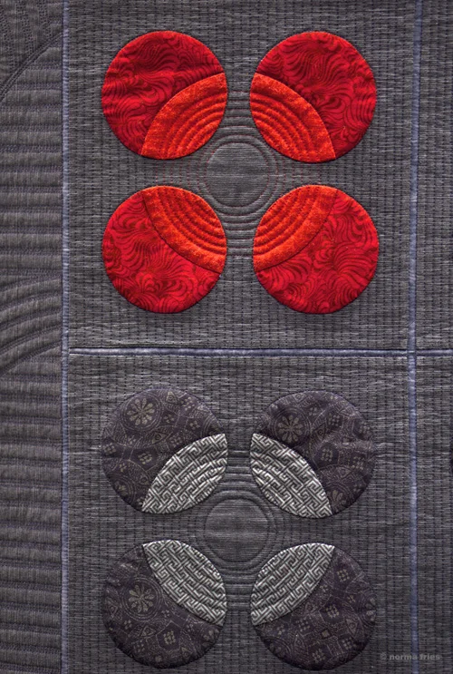 XX1024: "Quilt detail - Asian Zen"