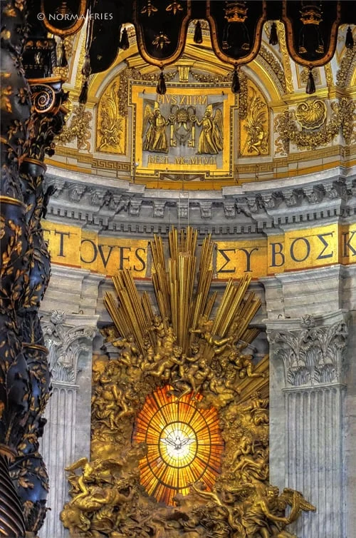 IT259: "Rome: St. Peter's Basilica Holy Spirit window"