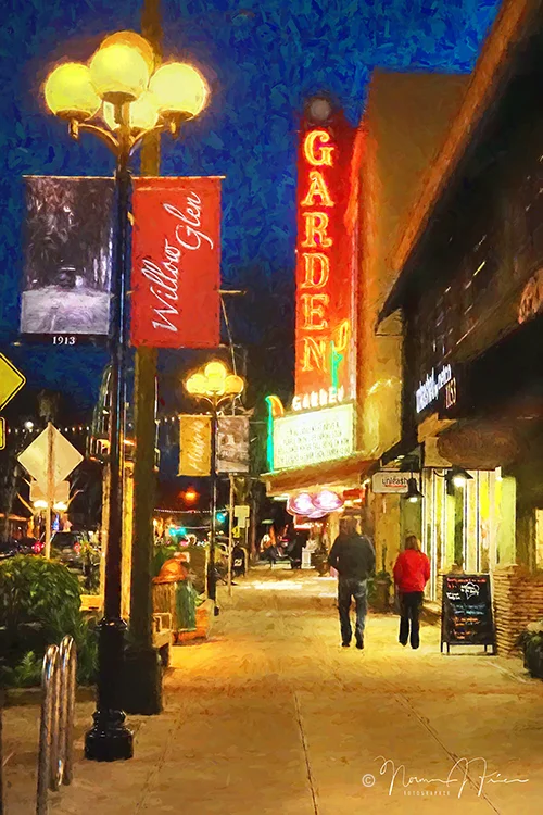 WG606: Willow Glen at night