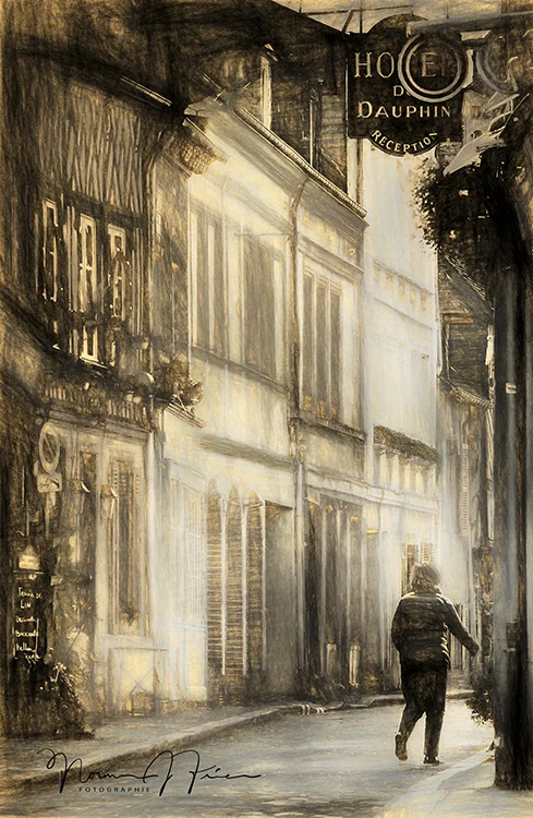 FR440: "Lady in Honfleur, France"