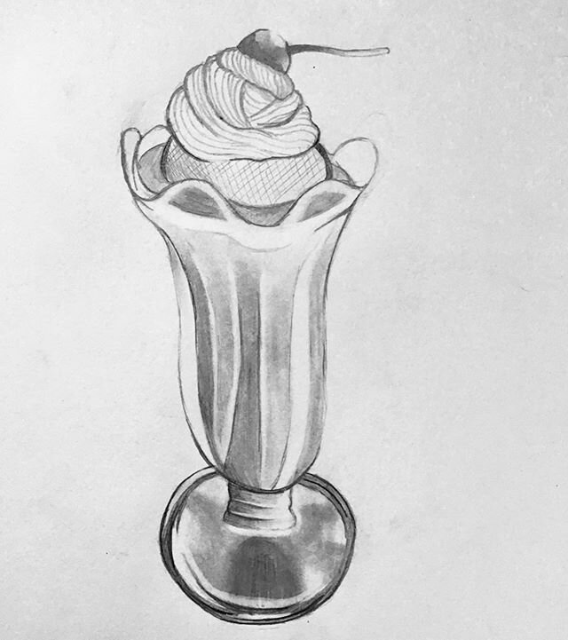 Sweet drawing by one of our young artist from our youth online drawing class  taught by Colin Fraser Gray👏👏👏👏 #drawings #onlineartclass #vitaartcenter #ventura #artandcommunity