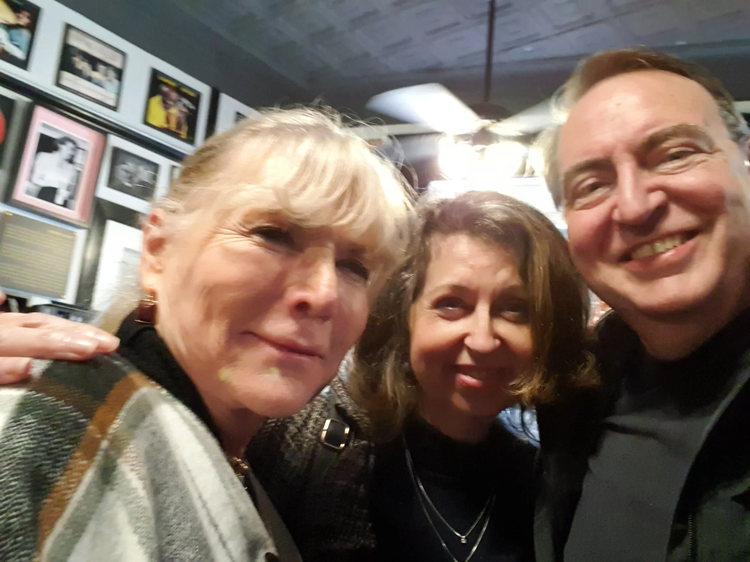 L-R Deborah Van Eaton, Fiona Grundy and Liam Grundy