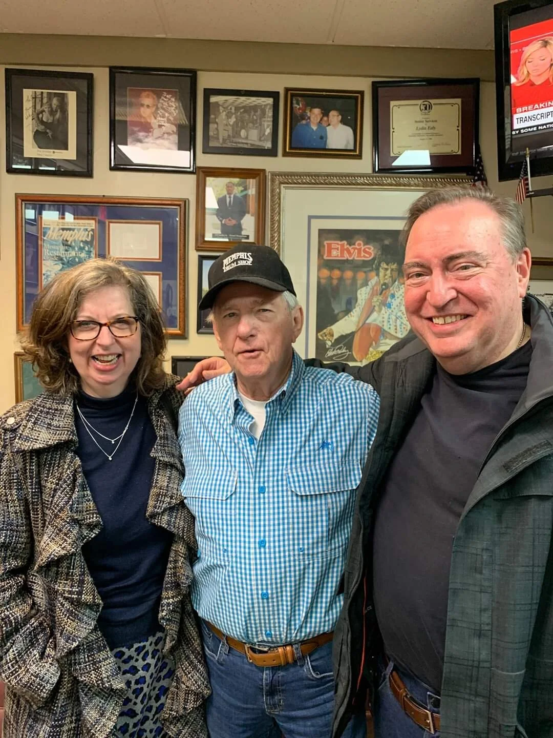 L-R Fiona Grundy, J.M. Van Eaton, Liam Grundy