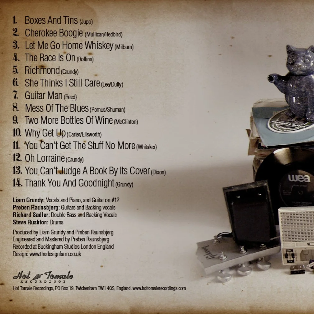 Richmond Album Back Cover by Liam Grundy