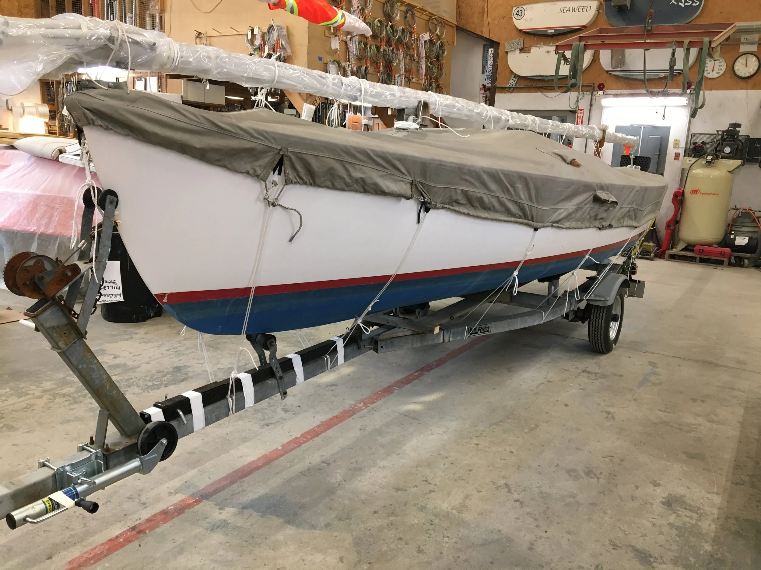 Millette 1988 Rhodes 19 Centerboard Sailboat Shipping to AL
