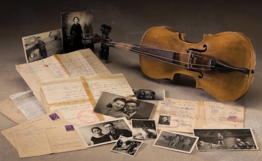 Letters, photos and personal items from the USHMM. Photo courtesy of the U.S. Holocaust Memorial Museum, gift of Regina Gordon and Anna Nodel